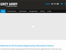 Tablet Screenshot of handymanfranchise.com.au